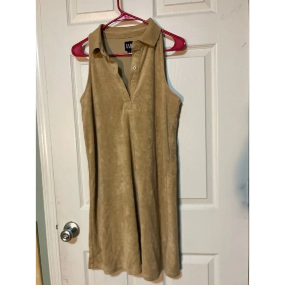 Tan Gap Terry Cloth dress size small